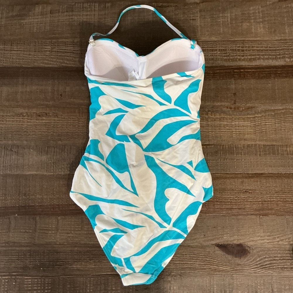 Anne Cole Women's Standard Twist Front Shirred One Piece Swimsuit Size 12 - Picture 6 of 6